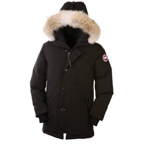 Canada Goose Shop Cheap Mens Chateau Parka Black online - Click Image to Close