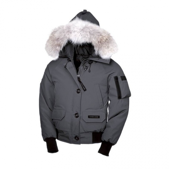 Canada Goose Shop Cheap Womens Grey Chilliwack Bomber Jacket out - Click Image to Close