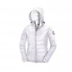 Canada Goose Shop Cheap Womens White Camp Down Hoody outlet stor