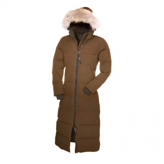 Canada Goose Shop Cheap Womens Brown Mystique Parka clearance - Click Image to Close
