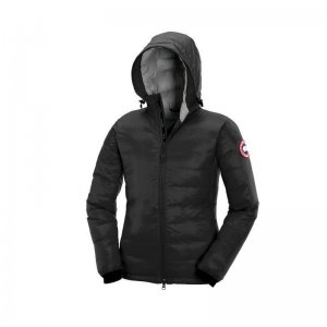 Canada Goose Shop Cheap Womens Camp Down Hoody Black outlet stor