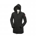 Canada Goose Shop Cheap Black Womens Camp Down Hooded jacket onl