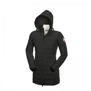 Canada Goose Shop Cheap Black Womens Camp Down Hooded jacket onl
