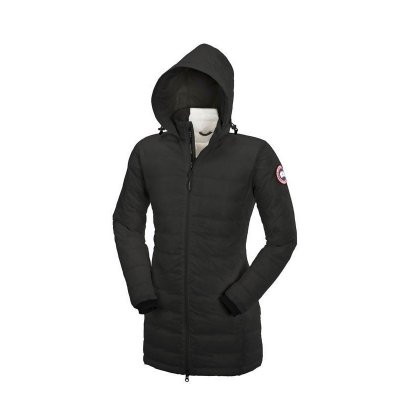 Canada Goose Shop Cheap Black Womens Camp Down Hooded jacket onl