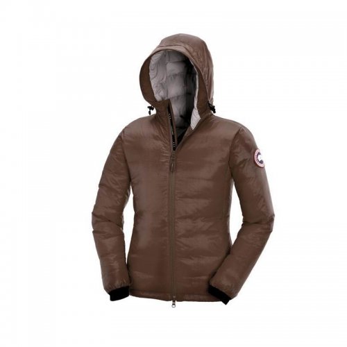 Canada Goose Shop Cheap Brown Womens Camp Down Hoody outlet stor
