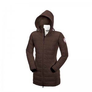 Canada Goose Shop Cheap Brown Womens Camp Down Hooded jacket sal