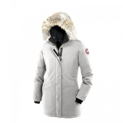 Canada Goose Shop Cheap Victoria Parka LightGrey Womens online