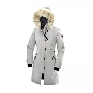 Canada Goose Shop Cheap White Kensington Parka Womens sale