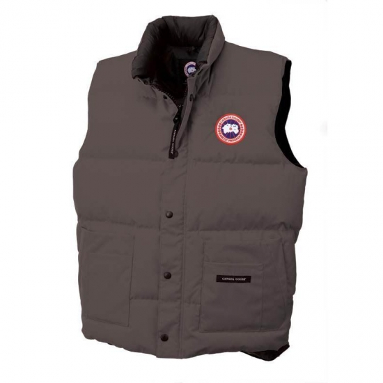 Canada Goose Shop Cheap MidGrey Mens Freestyle Vest outlet store - Click Image to Close