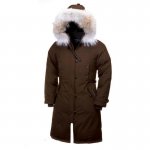 Canada Goose Shop Cheap Kensington Parka Womens Brown outlet sto