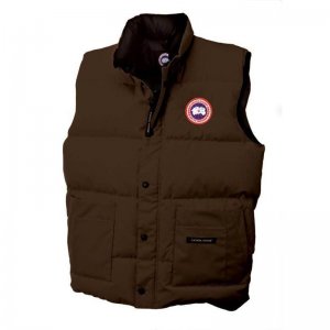 Canada Goose Shop Cheap Freestyle Vest Brown Mens clearance