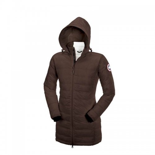 Canada Goose Shop Cheap Brown Womens Camp Down Hooded jacket sal