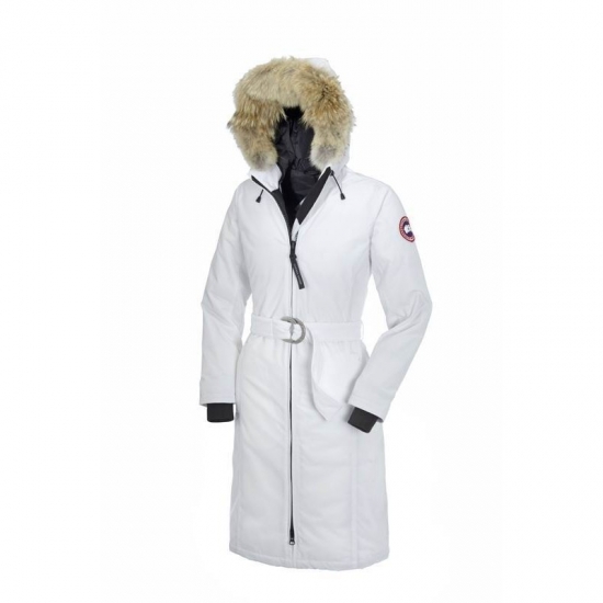 Canada Goose Shop Cheap Whistler Parka White Womens sale - Click Image to Close