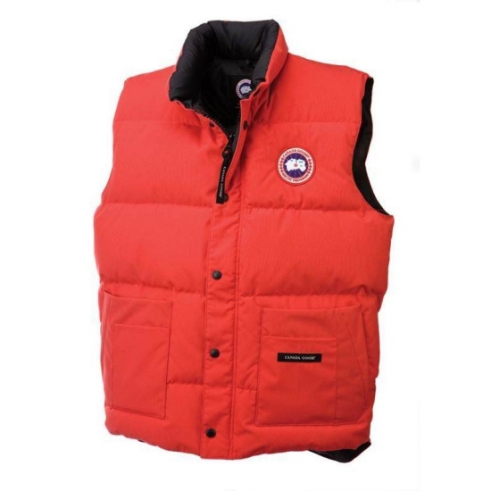 Canada Goose Shop Cheap Freestyle Vest Red Mens cheap - Click Image to Close