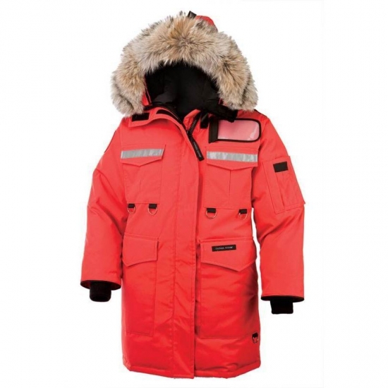 Canada Goose Shop Cheap Red Womens Resolute Parka online - Click Image to Close