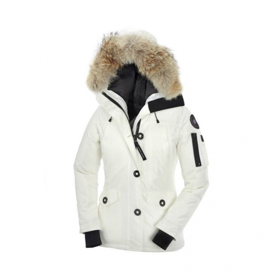 Canada Goose Shop Cheap Montebello Parka Womens White sale - Click Image to Close