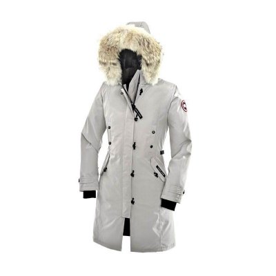Canada Goose Shop Cheap Kensington Parka Womens Light Grey sale