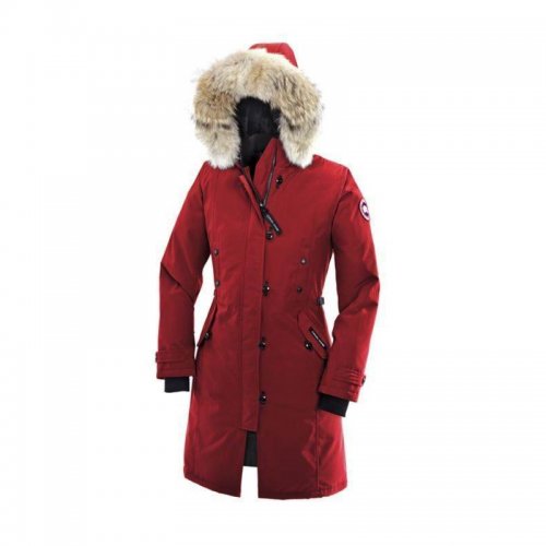 Canada Goose Shop Cheap Womens Red Kensington Parka online