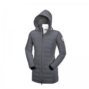 Canada Goose Shop Cheap Grey Womens Camp Down Hooded jacket sale