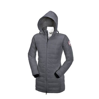 Canada Goose Shop Cheap Grey Womens Camp Down Hooded jacket sale