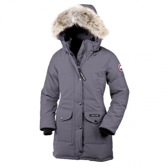 Canada Goose Shop Cheap Trillium Parka Grey Womens online - Click Image to Close