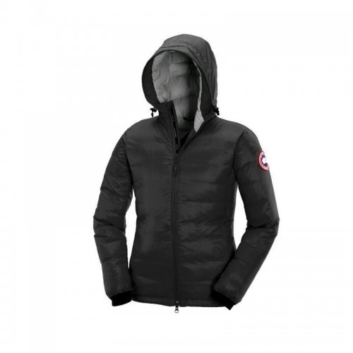 Canada Goose Shop Cheap Womens Camp Down Hoody Black outlet stor