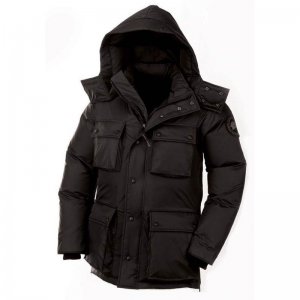 Canada Goose Shop Cheap Mens Black Manitoba Jacket clearance