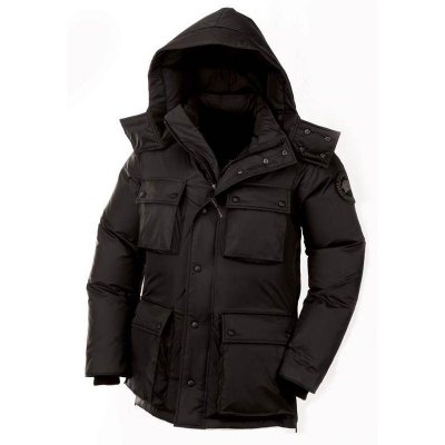Canada Goose Shop Cheap Mens Black Manitoba Jacket clearance