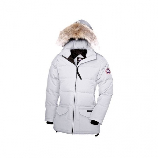 Canada Goose Shop Cheap White Womens Solaris Parka outlet store - Click Image to Close