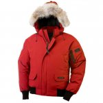 Canada Goose Shop Cheap Red Mens Yorkville Bomber Jacket clearan
