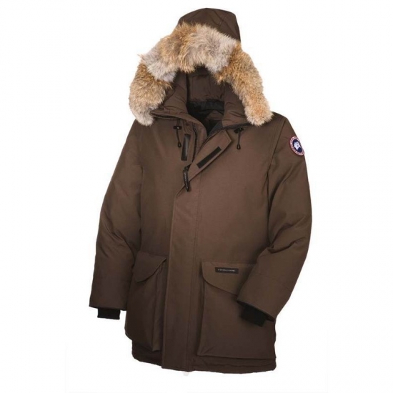 Canada Goose Shop Cheap Brown Mens Ontario Parka outlet store - Click Image to Close