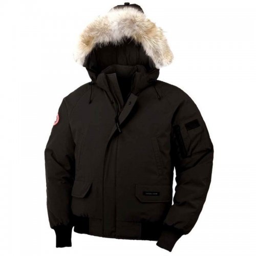 Canada Goose Shop Cheap Mens Black Yorkville Bomber Jacket onlin