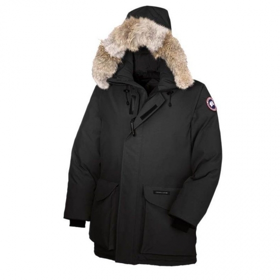 Canada Goose Shop Cheap Black Ontario Parka Mens sale - Click Image to Close