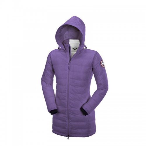 Canada Goose Shop Cheap Womens Camp Down Hooded jacket Hyacinth